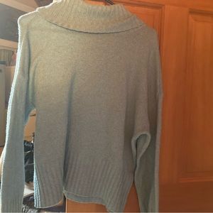 Light Blue Medium Women's Lauren Conrad Turtleneck Sweater